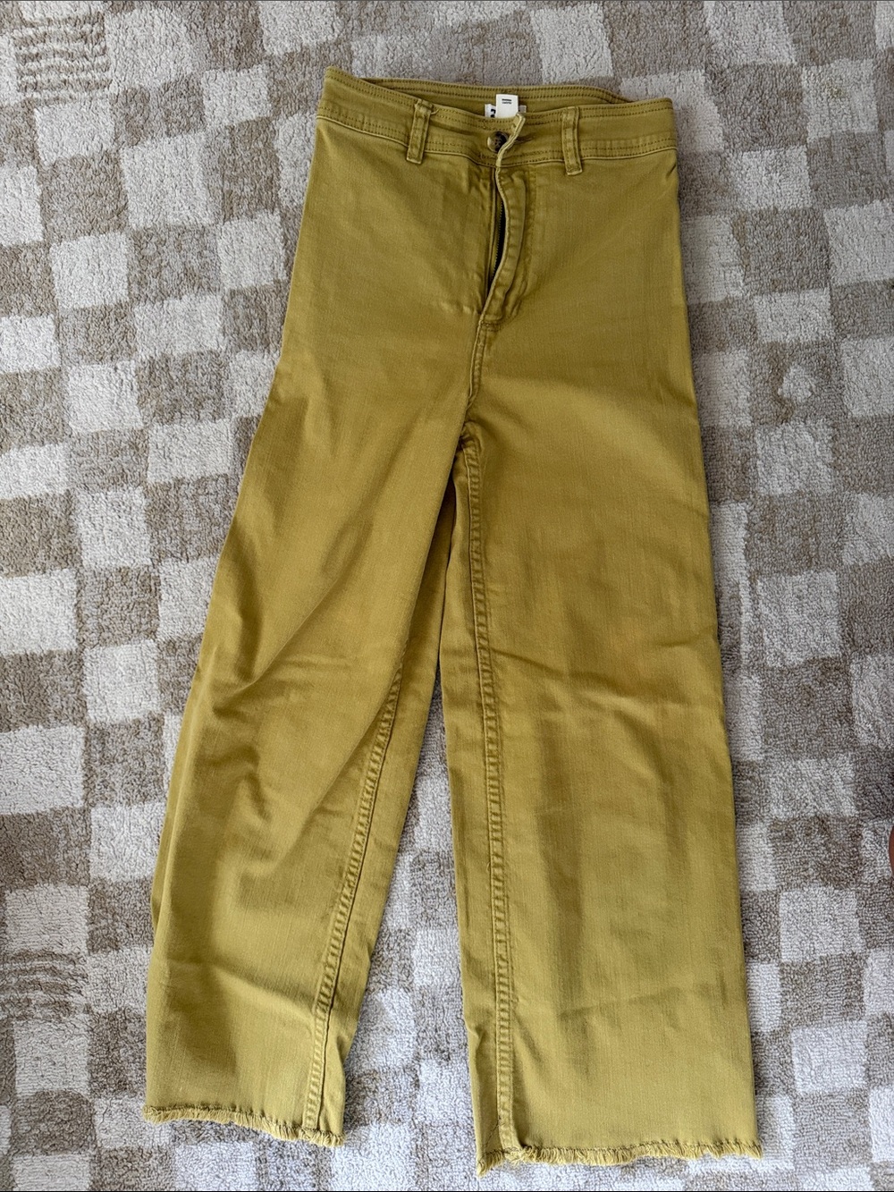 Billabong Olive Green Wide Leg Jeans